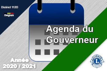 Agenda gouverneur